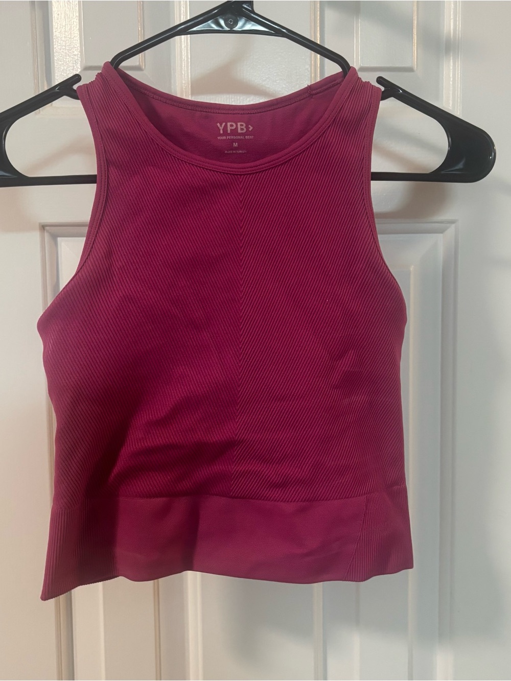 YPB Abercrombie Ribbed Scuba Tank Top - Women's Sleeveless Crop
